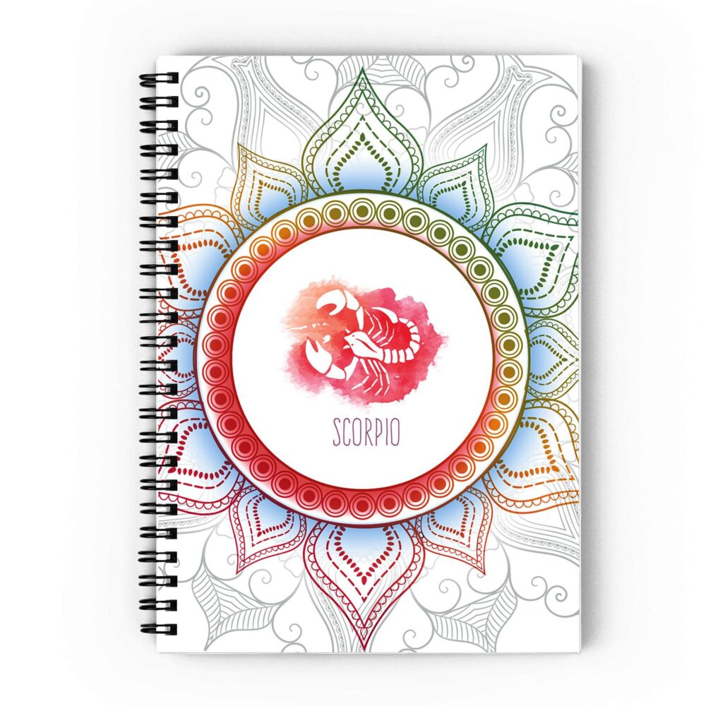 Scorpio Spiral Notebook